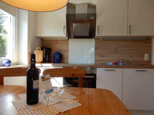 Η κουζίνα ή μικρή κουζίνα στο Gästehaus 7