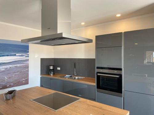 Η κουζίνα ή μικρή κουζίνα στο Ferienhaus Küstenperle FH4