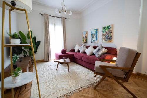 Vintage High Ceiling Apt in the Heart of Cairo