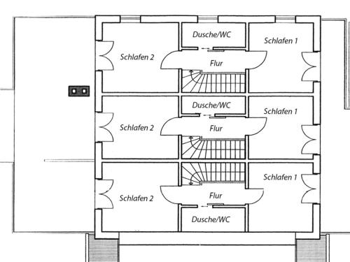 un diagramma a blocchi di un edificio di Mittagsgold a Colmberg