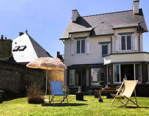 Résidence G78-tregastel - Maison avec jardin près du Coz Pors à Trégastel MAE-3574