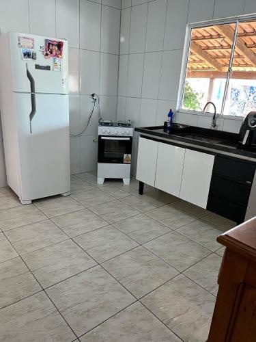 Køkken eller tekøkken på Casa De temporada Dantas Piri