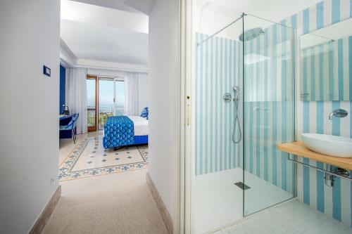 Koupelna v ubytování B&B Caporivo