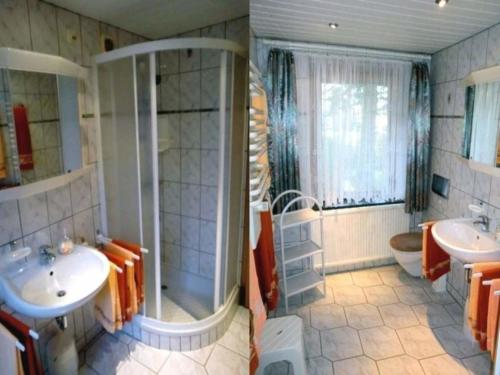 Phòng tắm tại Ferienhaus Karin
