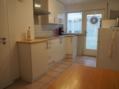 Kuchyň nebo kuchyňský kout v ubytování Ferienwohnung Schlossblick