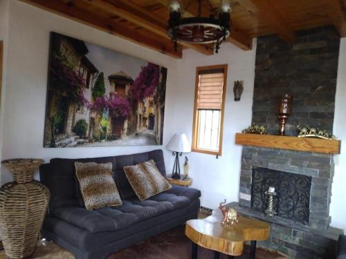 Zona de estar de Cabaña Emiliano
