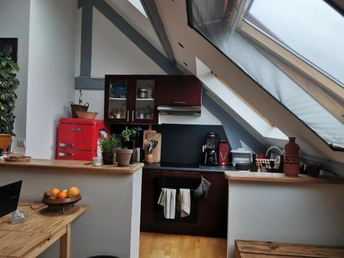 Kuchyň nebo kuchyňský kout v ubytování L écrin de la Capelle