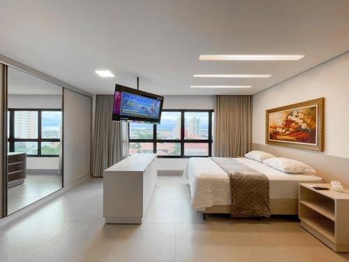 Giường trong phòng chung tại Luxury Collection - The Journey