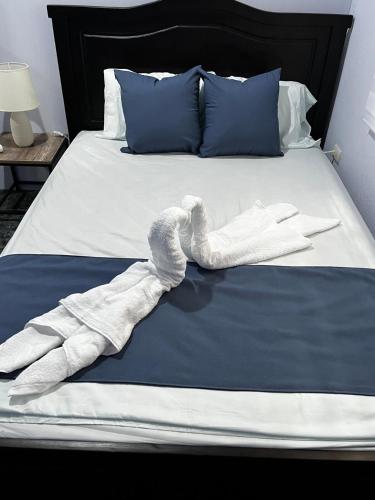 En eller flere senge i et værelse på Paraiso Valle Azul