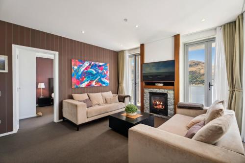 フランクトンにあるFive Star Luxury Kawarau Penthouseのギャラリーの写真