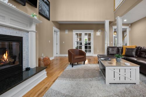 Χώρος καθιστικού στο Bison Ridge Retreat - Spacious and in Nature