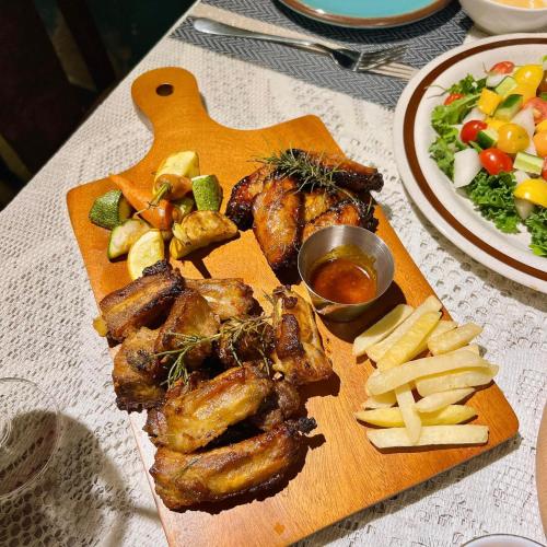 Comida en la villa o alrededores