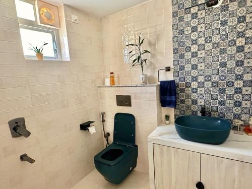 Koupelna v ubytování 2bhk Lovely Villa near Colva beach with Pool and Lawn