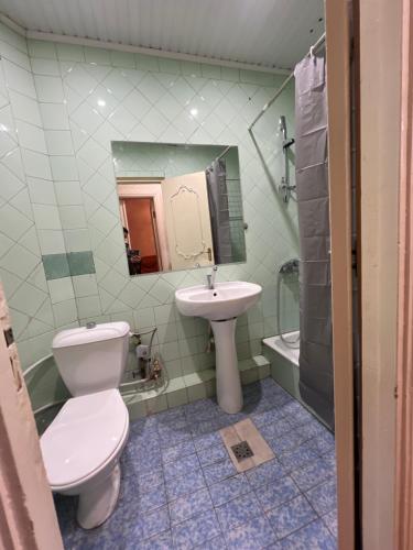 Koupelna v ubytování Apartment in Amiryan