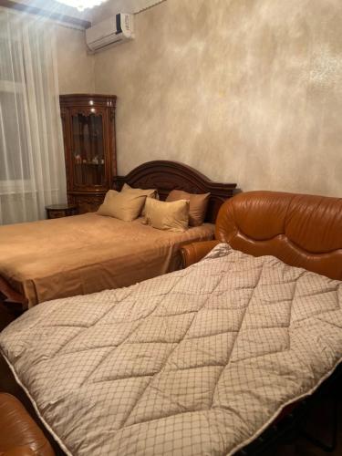 Postel nebo postele na pokoji v ubytování Apartment in Amiryan