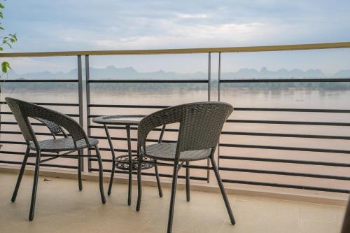 Μπαλκόνι ή βεράντα στο Mekong pano villa