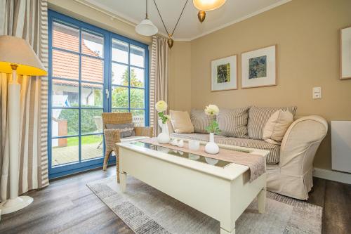 Posezení v ubytování Anlage "Heimathafen" Haus Aurora