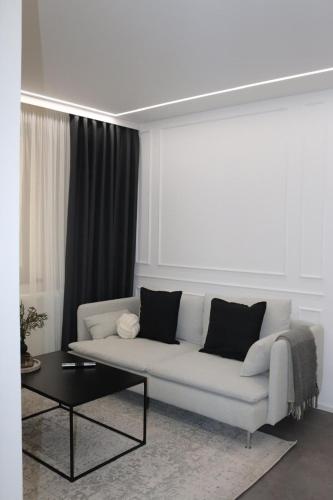 Χώρος καθιστικού στο Elvora Apartments