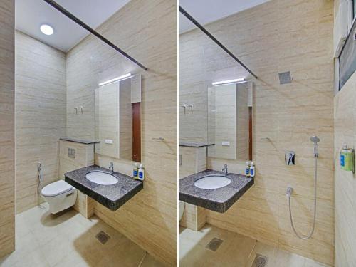 Koupelna v ubytování DSquare omr BY K Hotels
