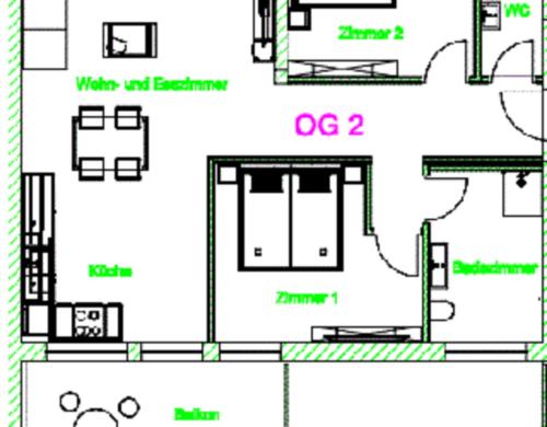 a floor plan of a house with diagrams at Franzl Hof Zorell in Ravensburg