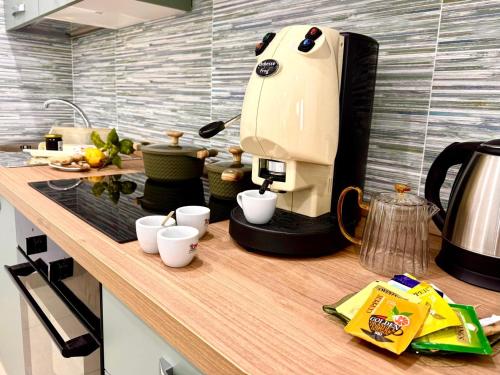 Koffie- en theefaciliteiten bij MIRO'S Casa Vacanze Pompei
