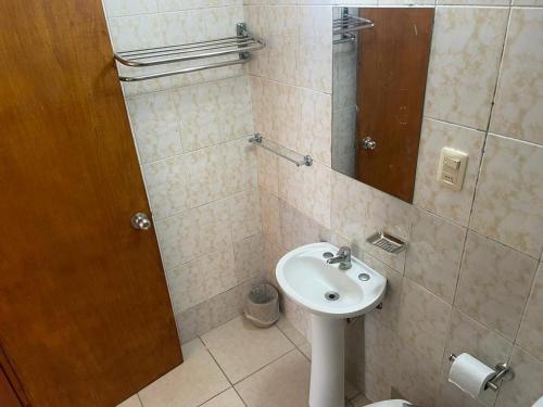 Koupelna v ubytování Aparthotel Agave