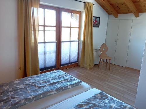 Postel nebo postele na pokoji v ubytování Birgits Ferienwohnung