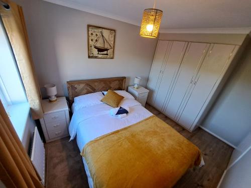 Cama o camas de una habitación en Modern living in Hull