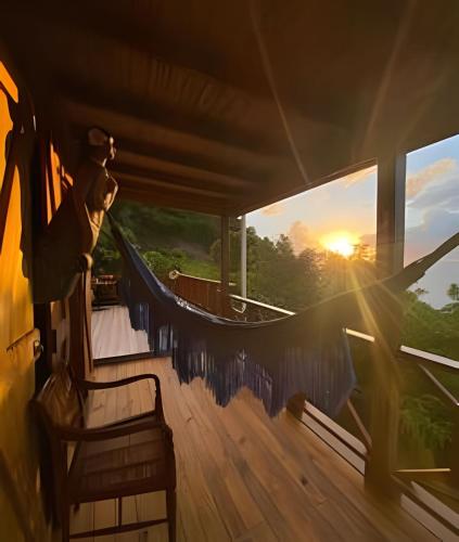 Balkón nebo terasa v ubytování The Palms at Kitty Wharf – A Luxury Eco-Lodge in the Heart of Providencia