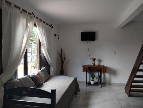 Μια τηλεόραση ή/και κέντρο ψυχαγωγίας στο Casa Alpino "Mis Viejos"