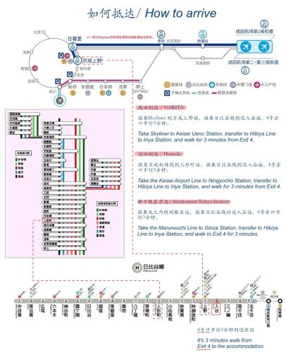 上野圈徒步公寓型酒店 下谷駅から徒步3分