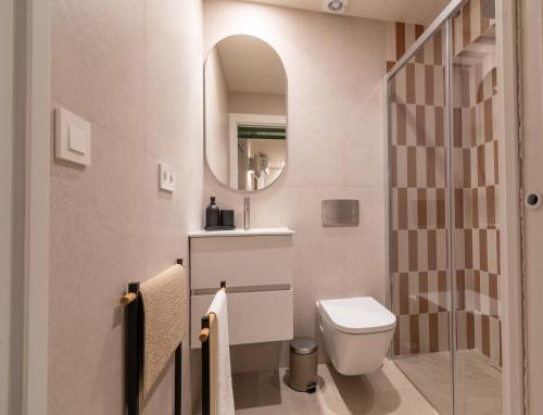 Koupelna v ubytování Terraza en el centro y junto a la Playa - By Aloha Palma