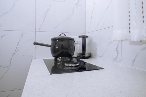 Dapur atau dapur kecil di Mineheart Apartments & Boutique Hotel