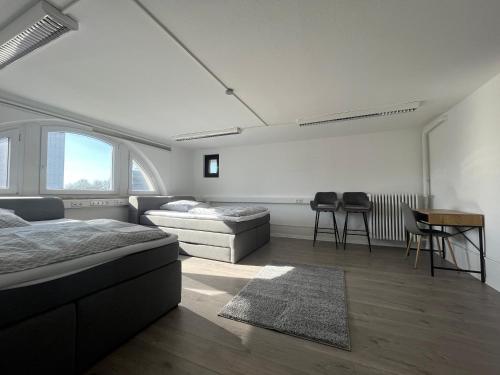 Ruang duduk di Simplex Stays Karlsruhe Kriegsstraße