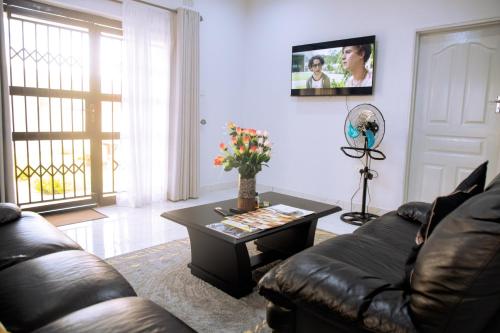 Ruang duduk di Mineheart Apartments & Boutique Hotel
