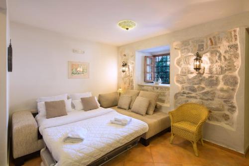 Ένα ή περισσότερα κρεβάτια σε δωμάτιο στο Villa Gina