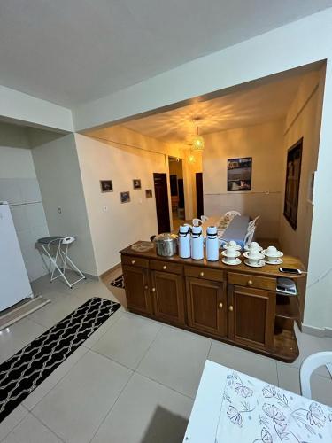 Η κουζίνα ή μικρή κουζίνα στο Sol Hostel
