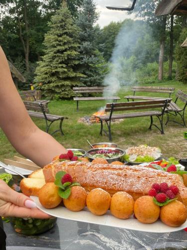 Gril dostupný pro hosty v bed and breakfast