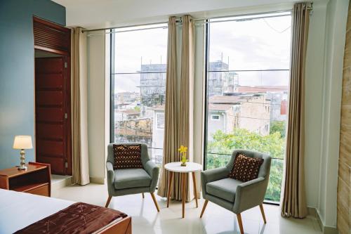 Χώρος καθιστικού στο Nativo Hotel