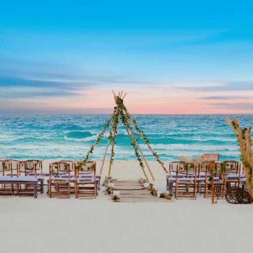 Landskap semula jadi dekat dengan resort