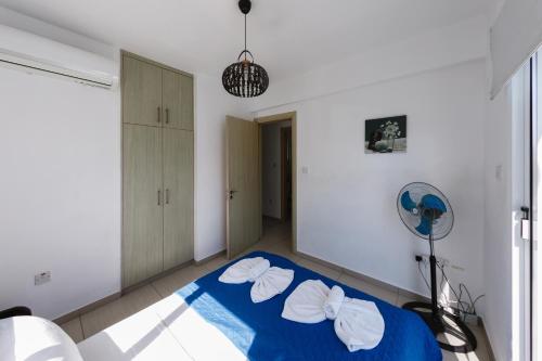 Giường trong phòng chung tại Nissini Villas
