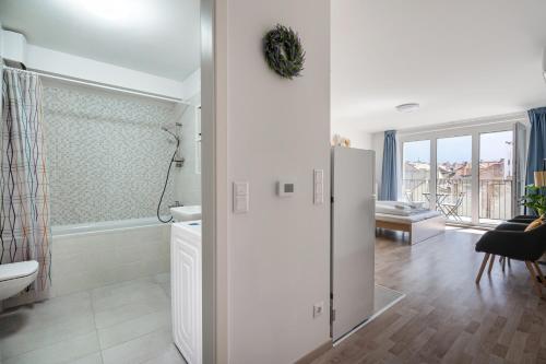 Kúpeľňa v ubytovaní River Sunshine Apartment
