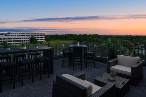 Balkón nebo terasa v ubytování Chicago Marriott Suites Deerfield