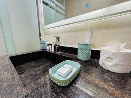 Koupelna v ubytování Mokattem private Condo