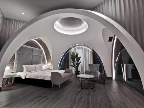 Katil atau katil-katil dalam bilik di Seasons Boutique Motel