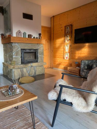 Posezení v ubytování Wilcza Chata