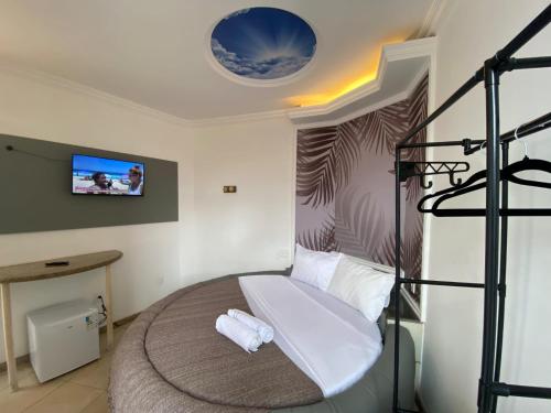Postel nebo postele na pokoji v ubytování SSA 33 Hotel
