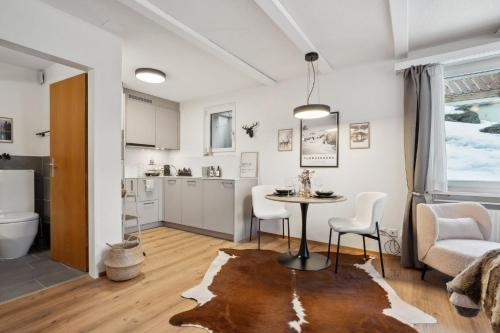 Kuchyň nebo kuchyňský kout v ubytování INN JOY Apartments - Cozy Ski Oase