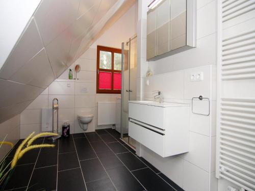 Et badeværelse på Blockhaus in Trassenheide