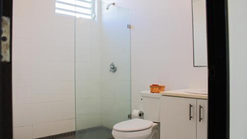 Koupelna v ubytování Arecibo Hotel 2103